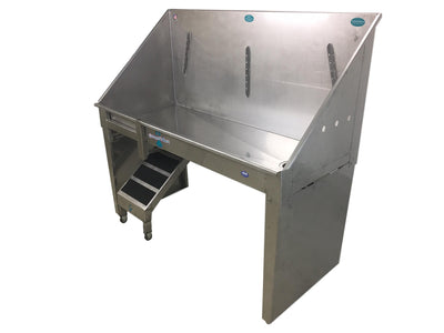 Groomer's Best ADA Compliant Walk Through Dog Tub w/ Lift & Slide Ramp