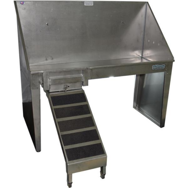 Groomer's Best ADA Compliant Walk Through Dog Tub w/ Lift & Slide Ramp