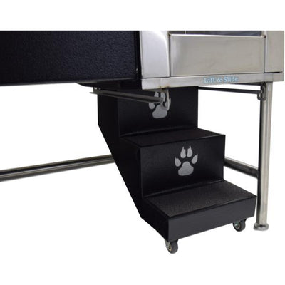Groomer's Best Stainless Steel Elite Dog Grooming Bath Tub w/ Lift & Slide Steps