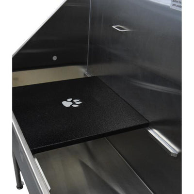 Groomer's Best Stainless Steel Elite Dog Grooming Bath Tub w/ Lift & Slide Steps