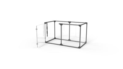 Clearly Loved Pets Small Lucidium Clear Dog Pen