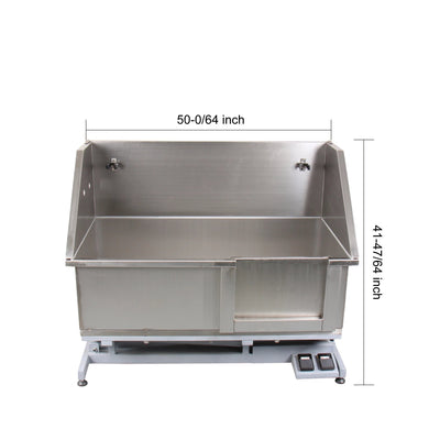 Aeolus BTS-131E Stainless Steel Electric Grooming Lift Tub