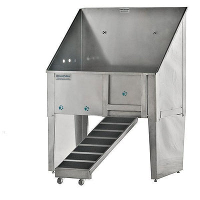 Groomer's Best Walk Through Stainless Steel Dog Grooming Tub