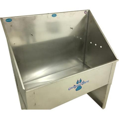 Groomer's Best Stainless Steel Standard Dog Grooming Bath Tub