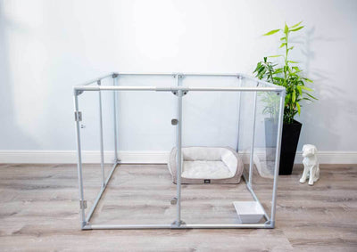 Clearly Loved Pets Medium Lucidium Clear Dog Pen