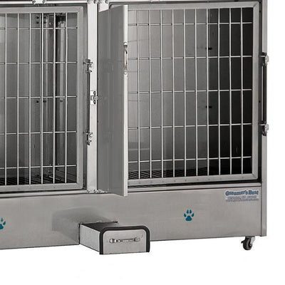 Groomer's Best Stainless Steel Multiple Unit Cage Bank