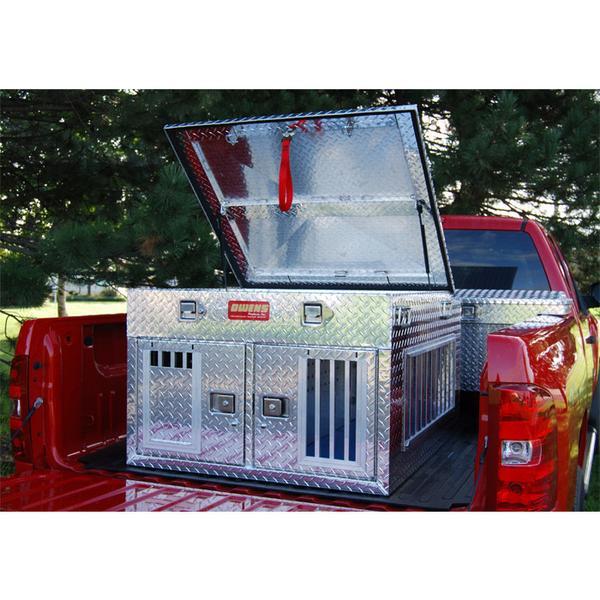 Owens Hunter Series Dual-Compartment All Seasons Aluminum Dog Box