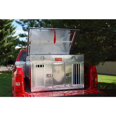 Owens Hunter Series Dual-Compartment All Seasons Aluminum Dog Box