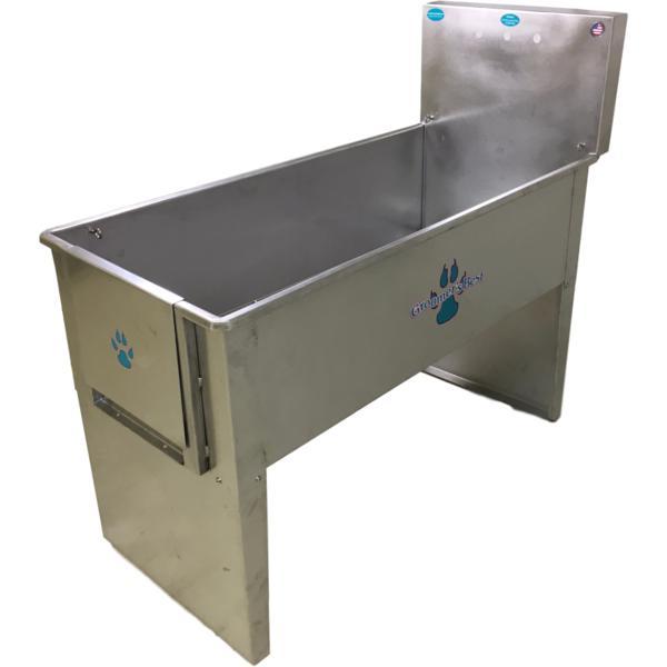 Groomer's Best Stainless Steel In-Line Stainless Dog Grooming Tub