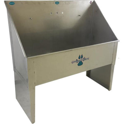 Groomer's Best Stainless Steel Standard Dog Grooming Bath Tub