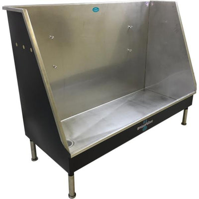 Groomer's Best Elite Stainless Steel Walk-In Dog Grooming Bathing Tub