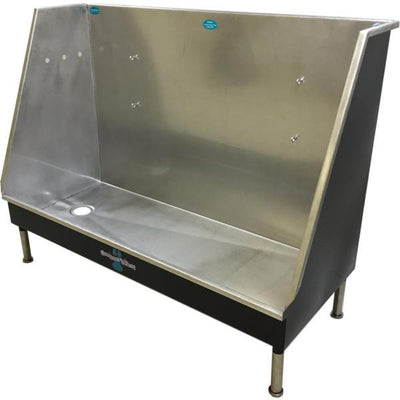 Groomer's Best Elite Stainless Steel Walk-In Dog Grooming Bathing Tub