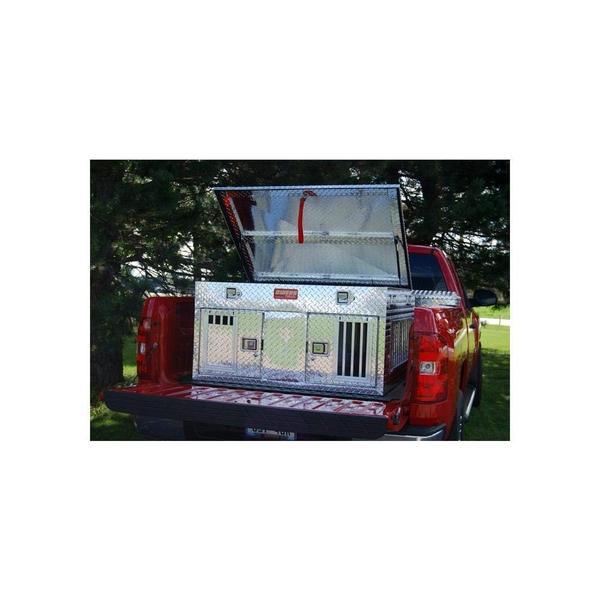 Owens Hunter Series Dual-Compartment All Seasons Aluminum Dog Box