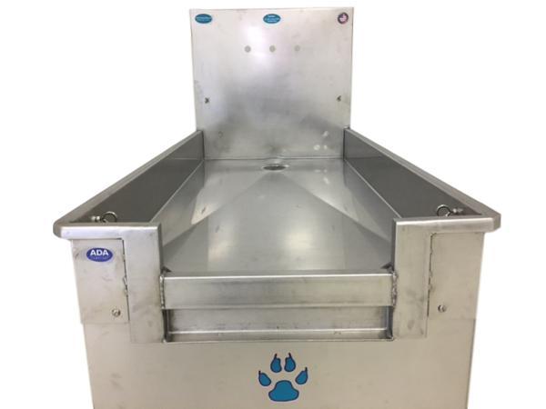 Groomer's Best Stainless Steel ADA Compliant In-Line Dog Bath Grooming Tub