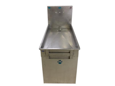 Groomer's Best Stainless Steel ADA Compliant In-Line Dog Bath Grooming Tub