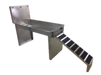 Groomer's Best Stainless Steel ADA Compliant In-Line Dog Bath Grooming Tub