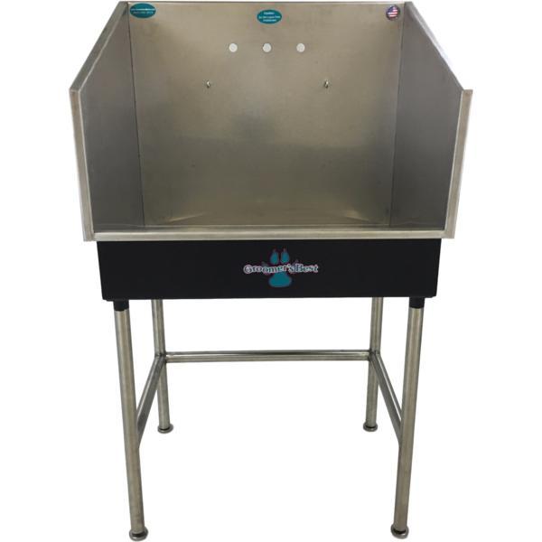 Groomer's Best Stainless Steel Elite Mini Dog Grooming Bathing Tub