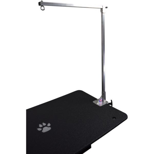 Groomer's Best Flip-Top Stainless Steel Grooming Arm with Clamp