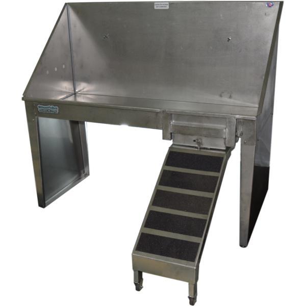 Groomer's Best ADA Compliant Walk Through Dog Tub w/ Lift & Slide Ramp
