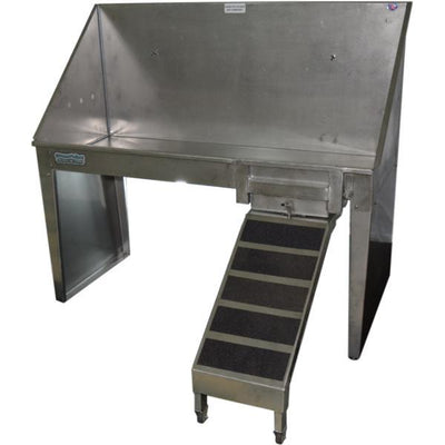 Groomer's Best ADA Compliant Walk Through Dog Tub w/ Lift & Slide Ramp