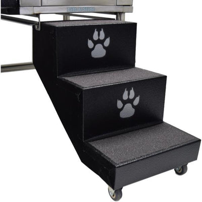 Groomer's Best Stainless Steel Elite Dog Grooming Bath Tub w/ Lift & Slide Steps