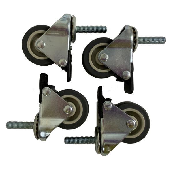 Groomer's Best Locking Caster Wheels - Set of 4 Locking Caster Wheels