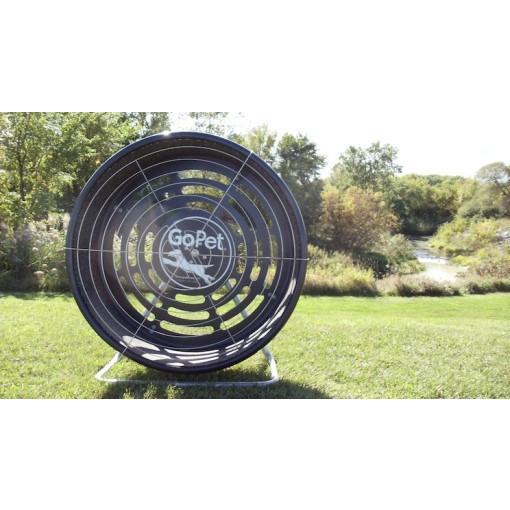 GoPet CG4012 Indoor & Outdoor Pet Treadwheel for Small Dogs & Cats Up To 25 LBS
