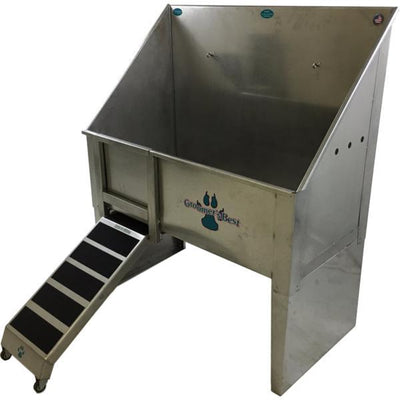 Groomer's Best Walk Through Stainless Steel Dog Grooming Tub
