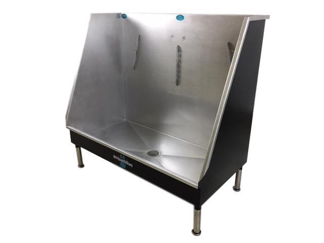 Groomer's Best Elite Stainless Steel Walk-In Dog Grooming Bathing Tub