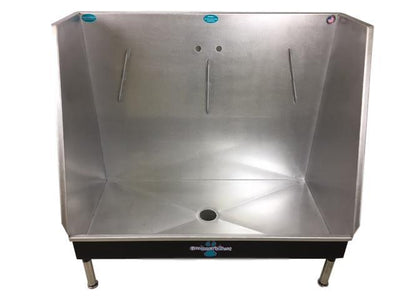 Groomer's Best Elite Stainless Steel Walk-In Dog Grooming Bathing Tub