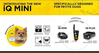 Dogtra iQ Mini 400 Yard Remote Dog Trainer