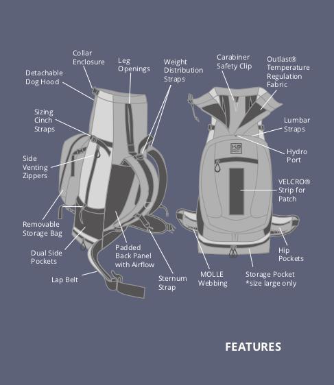 K9 Sport Sack Rover (30lbs-80lbs)