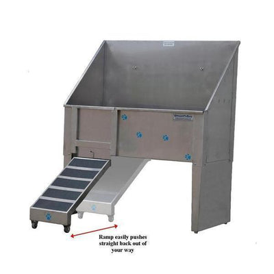 Groomer's Best Walk Through Stainless Steel Dog Grooming Tub