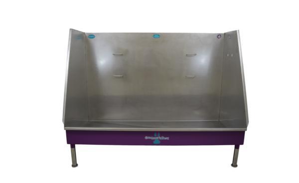 Groomer's Best Elite Stainless Steel Walk-In Dog Grooming Bathing Tub