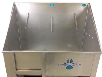 Groomer's Best Walk Through Stainless Steel Dog Grooming Tub