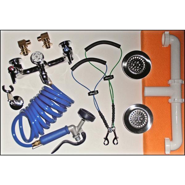 Poly Pet Tub Plumbing Accessories Package