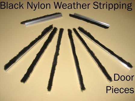 Hale Pet Door Replacement Black Nylon Weather Stripping