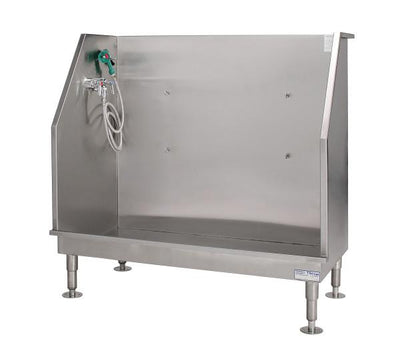 PetLift "The Monster" Stainless Steel Walk-In Dog Grooming Bath Tub