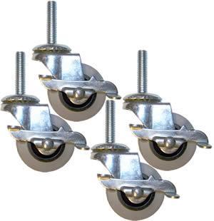 Groomer's Best Locking Caster Wheels - Set of 4 Locking Caster Wheels