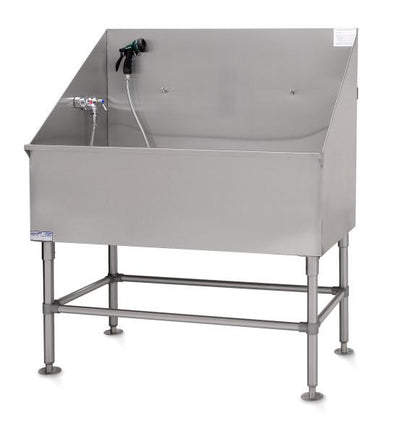 PetLift Classic Stainless Steel Dog Grooming Bath Tub