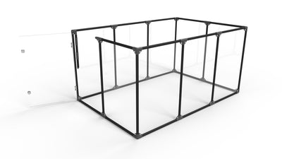 Clearly Loved Pets Large Lucidium Clear Dog Pen