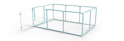 Clearly Loved Pets Large Lucidium Clear Dog Pen
