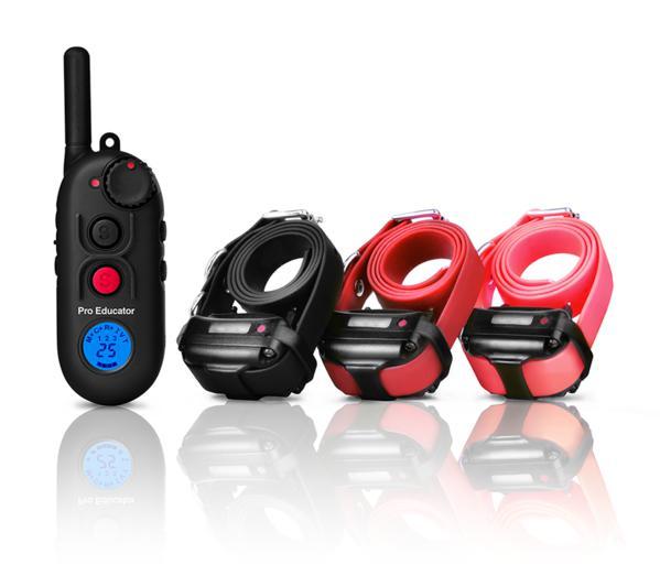 Educator PE-903 1/2 mile Pro Remote Three Dog Training Collar by E-Collar