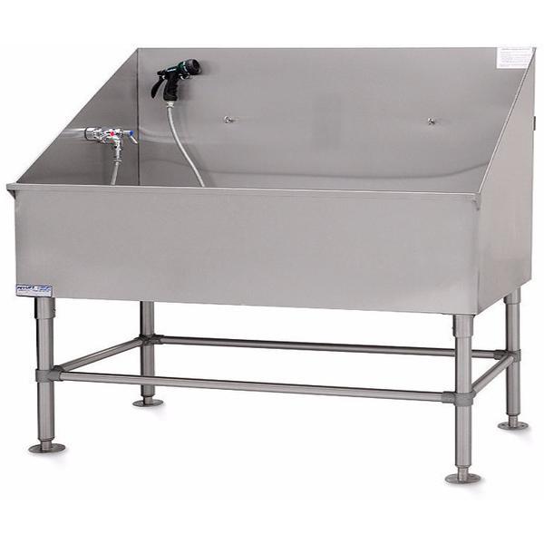 PetLift Classic Stainless Steel Dog Grooming Bath Tub