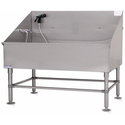 PetLift Classic Stainless Steel Dog Grooming Bath Tub