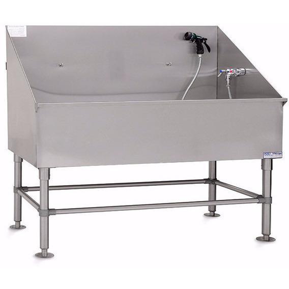 PetLift Classic Stainless Steel Dog Grooming Bath Tub