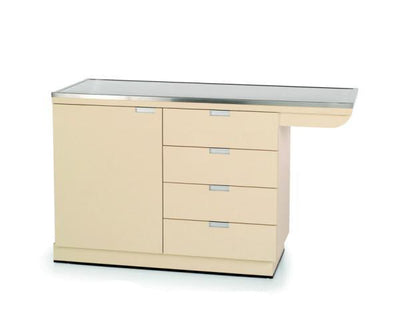 VetLine Veterinary Exam Table w/ Knee Space & Cabinets