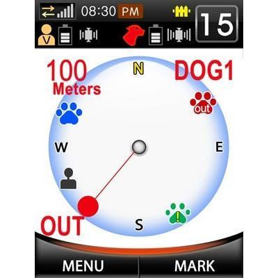 D.E Systems TC1 Border Patrol - GPS Containment, Remote Trainer, and Short-Range Tracking System