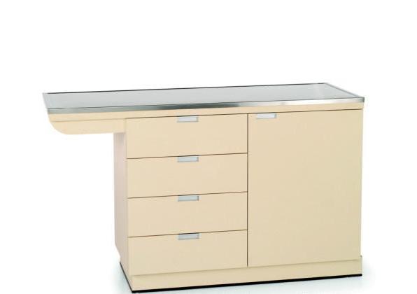 VetLine Veterinary Exam Table w/ Knee Space & Cabinets