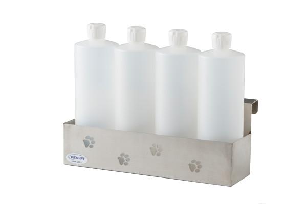 PetLift Stainless Steel Bottle Holder for Dog Grooming Tubs